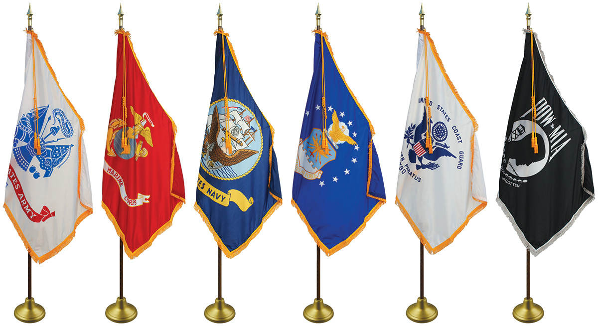 us armed forces flags